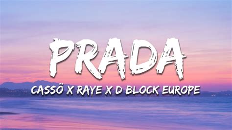 d block Europe raye cassö Prada lyrics